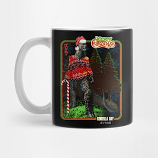 Godzilla christmas Mug